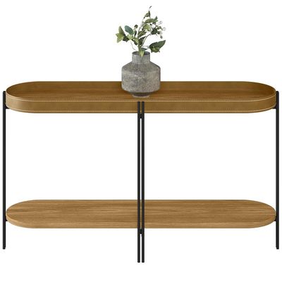 Aparador Decorativo Industrial Sala de Estar Jantar Sintético Caramelo Nord L05 Nature - Lyam Decor