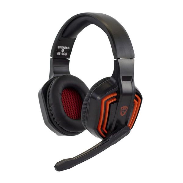 Fone de Ouvido Headset Gamer Sate Preto/Vermelho AE-361R