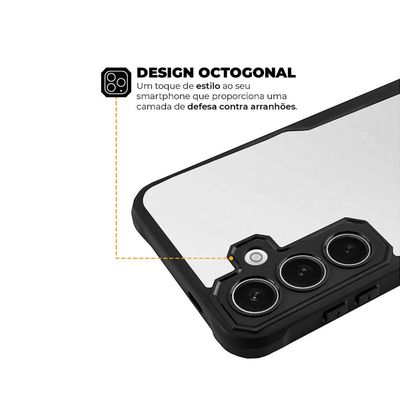 Capa para Samsung Galaxy A55 5G - Dual Shock Sense Preta - Gshield