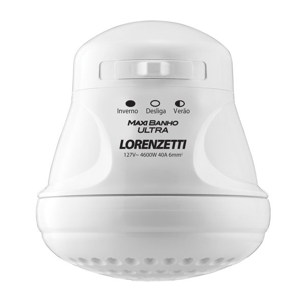 Ducha Chuveiro Maxi Banho Ultra Lorenzetti 127V 5500W Com Cano Esconde Fios