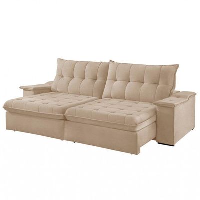 Sofá Lua Linho 02 Módulos 120 Cm B25cm Meu Sofá Online A226 Linho Bege