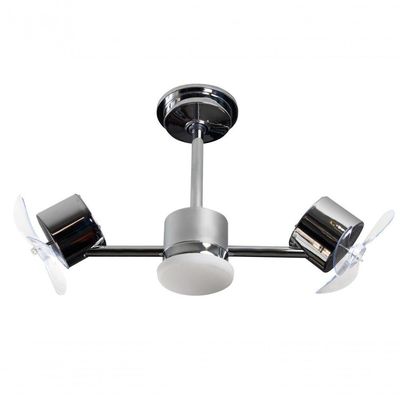 Ventilador De Teto Treviso Infinit Led Cromado Contrl Remoto