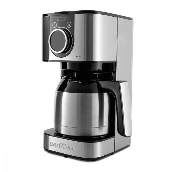 Cafeteira Britânia Concept Touch Inox 30 Cafézinhos 110V