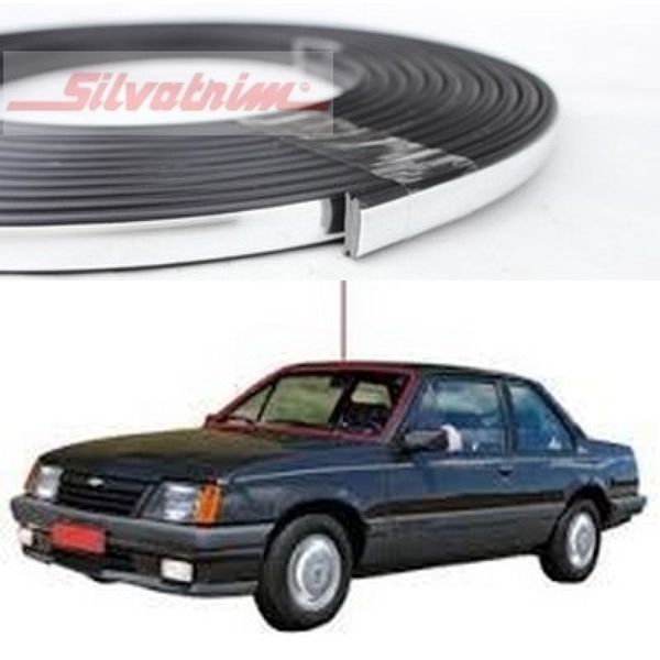 Kit Friso Parabrisa Chevette Monza Cromado Silvatrim