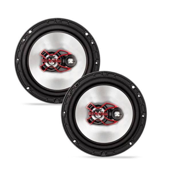 Par Alto Falante Bravox 6 Pol B3X60X 100W RMS 4 Ohms Triaxial Linha X