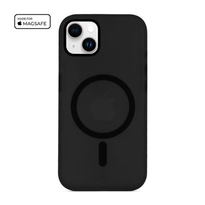 Kit Capa Magsafe Pro Preta e Pelicula Nano Vidro para iPhone 15 Plus - Gshield