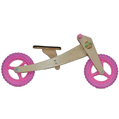Bicicleta de Madeira Woodbike - 3 Estágios - Woodline - Rosa - Camará