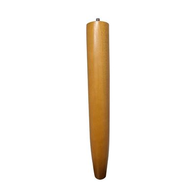 Kit 4 Pés Palito Madeira 30cm para Poltrona Mesa Lateral Puff Mel G75 - Gran Belo