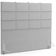 Cabeceira Cama Box Queen 160 cm Roma W01 Linho Cinza - Lyam