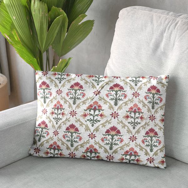 Capa Almofada Jacquard Sued C/ Zíper Alto Padrão 30X50 M575