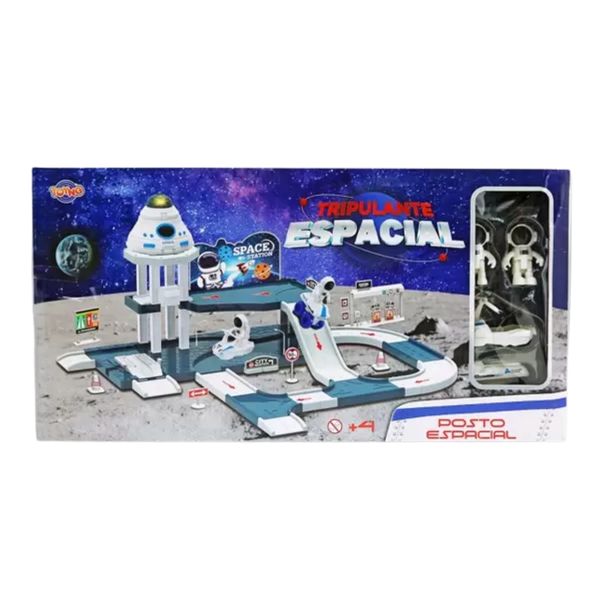 Brinquedo Posto Espacial Completo Com Luz - Toyng Brinquedo Posto Espacial Completo Com Luz - Toyng