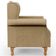 Poltrona Decorativa Para Sala De Estar Yara P02 Linho Bege Escuro - Lyam Decor