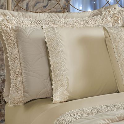 Jogo de Cama Lençol King Classico Grippir 400 Fios - Bege