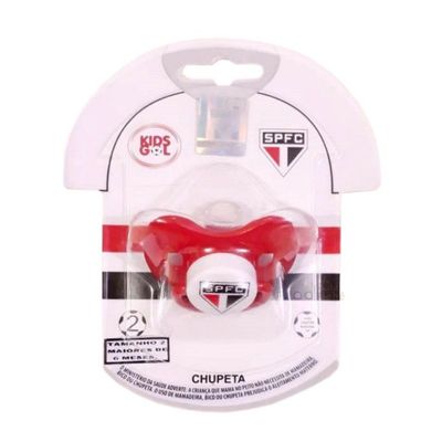 Chupeta São Paulo Borboleta Redonda S2 Kids Gol
