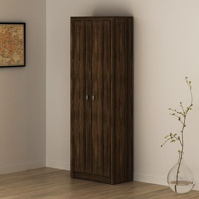 Armário Estante Alto para Escritório Home Office ME4105 MDP Nogal  - Gran Belo