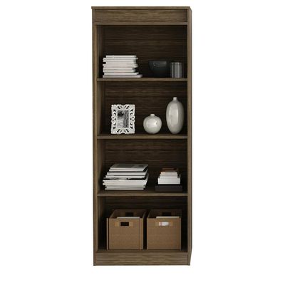 Armário Alto para Escritório Home Office ME4150 MDP Nogal - Gran Belo