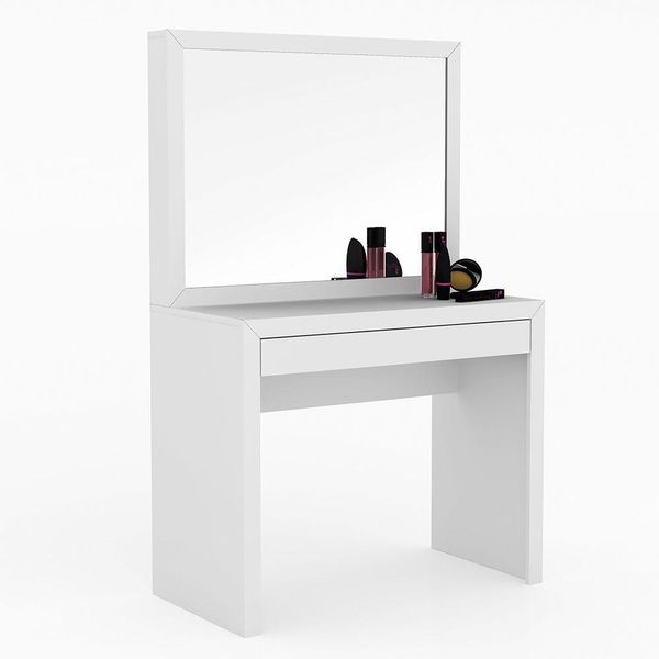 Penteadeira Para Quarto Decorativa Pe2000 Mpd Branco