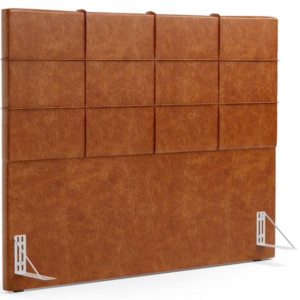 Cabeceira Cama Box Queen 160 cm Roma W01 Couríssimo Camel - Lyam