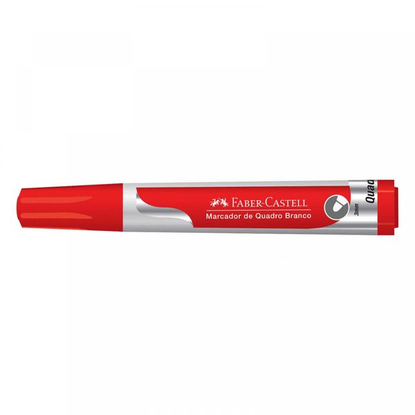 MARCADOR QUADRO BRANCO VERMELHO FABER CASTELL