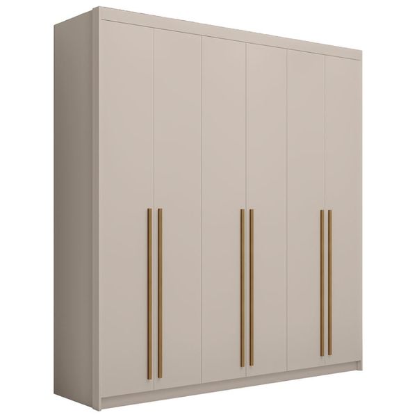 Guarda Roupa Casal 6 Portas 3 Gavetas 233cm Dubai Fendi      - VLR MÓVEIS