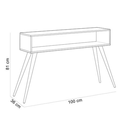 Aparador Para Sala de Estar Pés Palito Mônaco L03 Branco - Lyam Decor