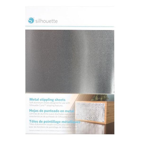 Folhas de Alumínio para Pontilhar Silhouette - 12,7 cm x 17,78 Folhas de Alumínio para Pontilhar Silhouette - 12,7 cm x 17,78