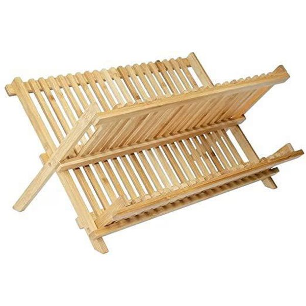 Escorredor de Pratos em Bambu Dolce Home