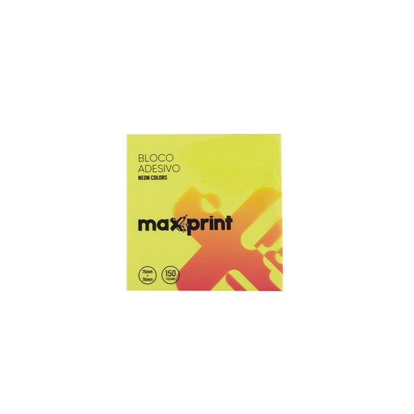 Bloco Adesivo Post-it Neon Maxprint Bloco Adesivo Post-it Neon Maxprint