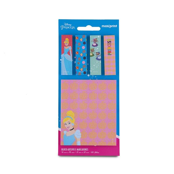 Bloco Adesivo Post it Disney Cinderela Maxprint