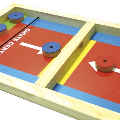 Jogo Chute Certo - Madeira - Colorido - 17300 - Maninho Artesanatos