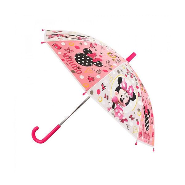 Guarda Chuva Infantil Rosa Minnie Disney