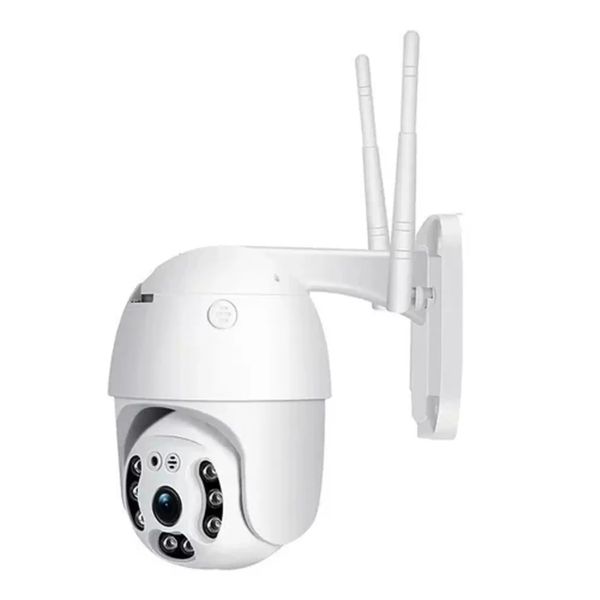Câmera Ip Ptz Dome Prova D'água Infravermelho Externa Wifi
