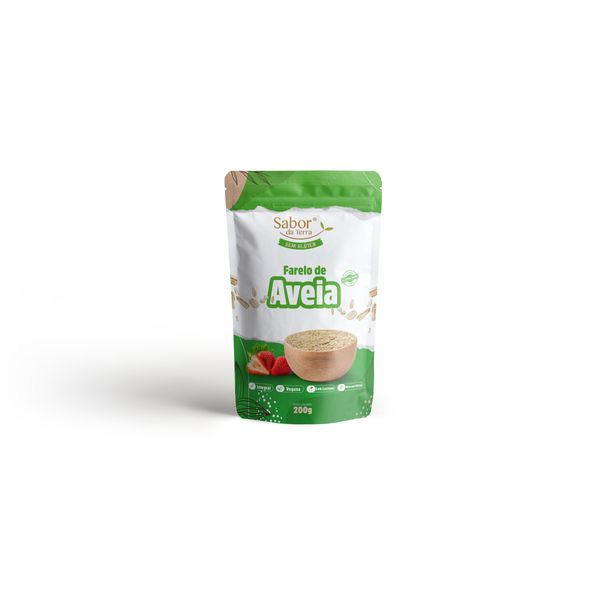 Farelo de Aveia Sem Glúten Sabor da Terra 200g