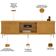 Rack Para Sala de Estar TV 75 Pol Atlantis D05 Cedro - Lyam Decor