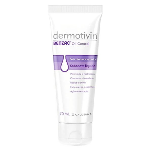 Galderma Dermotivin Benzac Sabonete Líquido 70ml