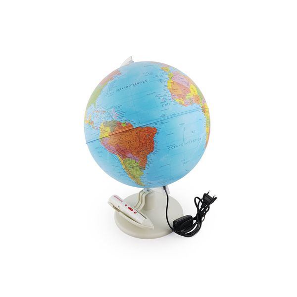 Globo Terrestre Interativo Parlamondo 30CM Caneta Inteligente Com Mais de 300 Informações 4 Jogos