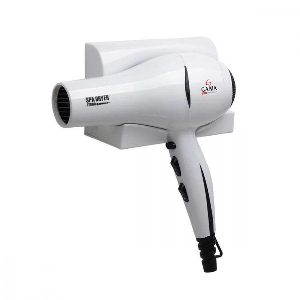 Secador De Cabelo De Parede Gama Spa Dryer Turbo Branco 220 V