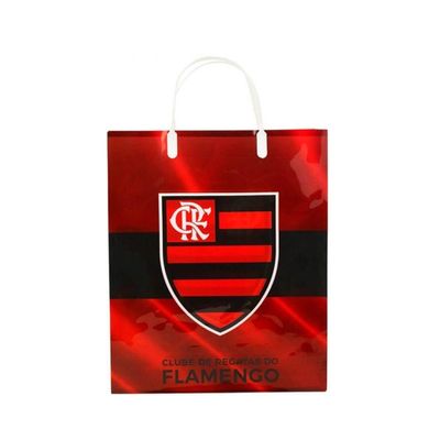 Sacola Para Presentes Flamengo 33x27cm