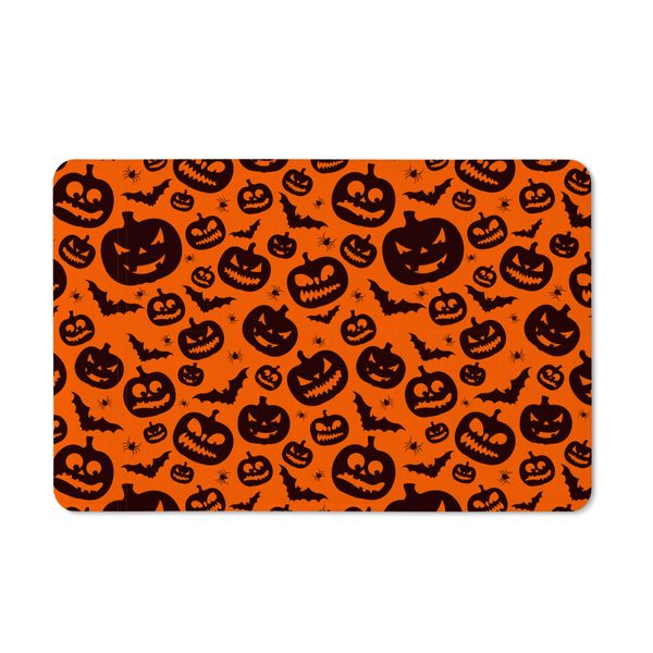 Tapete de Tecido Multiuso - Halloween - Padrão Abóboras