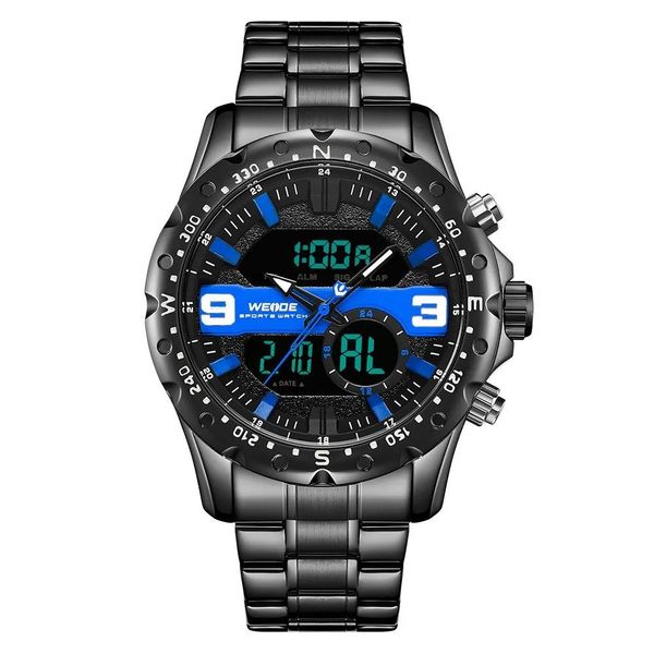 Relógio Weide Masculino Ref:Wh8502b A10656 Anadigi Black