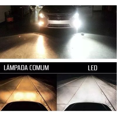 Kit Lâmpadas Super Led 9006 HB4 6000k Branca