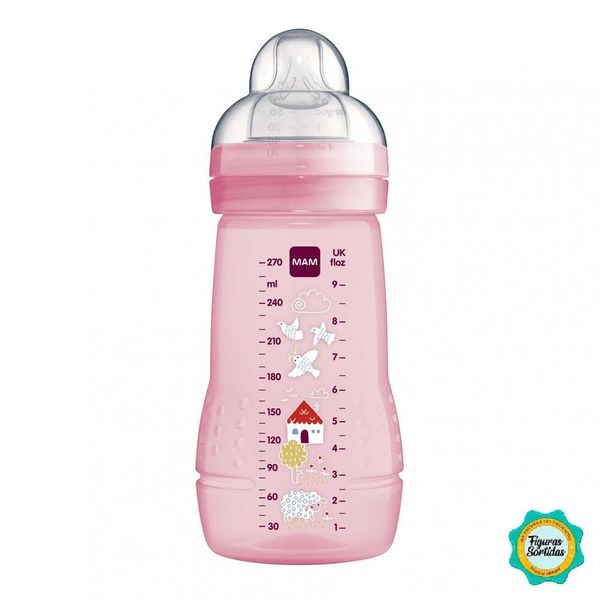 Mamadeira Fashion Bottle 270 Ml Girls - MAM Baby