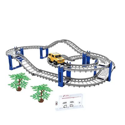 Pista C/ Carrinho Journey Track Lombada 40 Peças Carro ZB726 - Art Brink