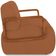 Poltrona Decorativa Orgânica Bruxelas K01 Bouclê Terracota - Lyam Decor