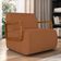 Poltrona Decorativa Orgânica Bruxelas K01 Bouclê Terracota - Lyam Decor