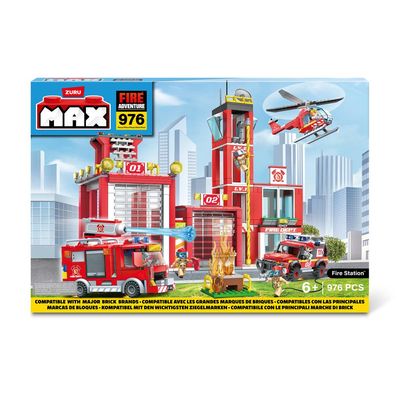 Blocos de Montar Max City Fire Station 976 peças