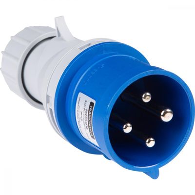 Plugue Movel Industrial 3P+T 32 A 220-250 Vca 9 H Tramontina