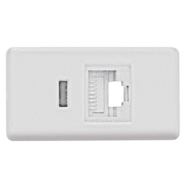 Modulo para Tomada de Telefone RJ 11 Tramontina Branco