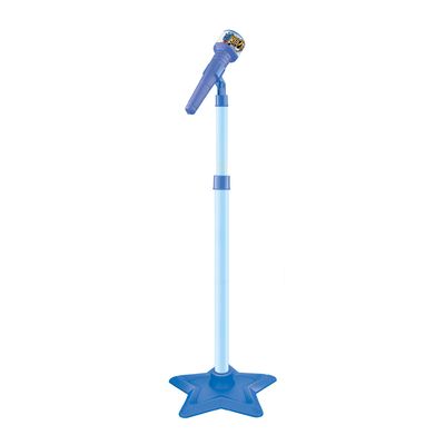 Guitarra com Microfone Pedestal Rock Show Azul DMT5894 DM Toys