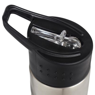Garrafa Squeeze Academia Aço Inox Capa Neoprene To Go Mor